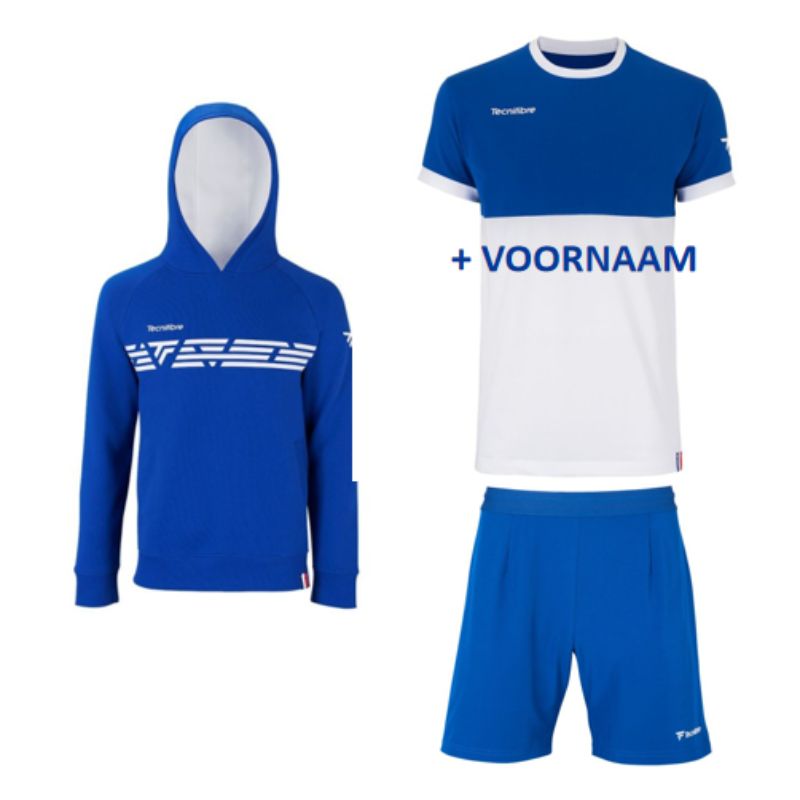 Pakket jongens blauwe short WK