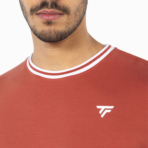 T-Shirt STRETCH TEE terracotta heren - Afbeelding 6