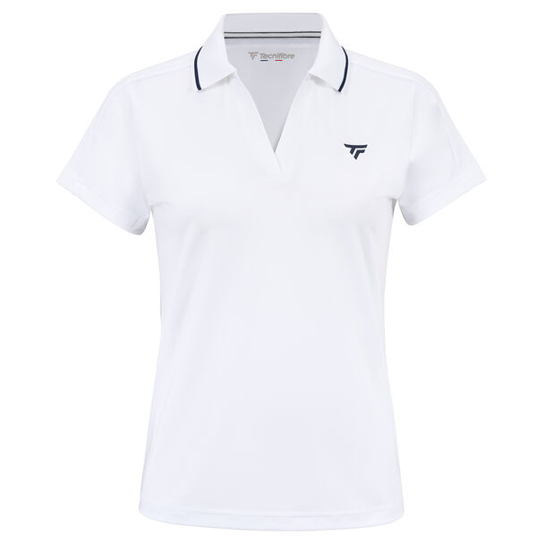 Polo W. TEAM TECH wit junior